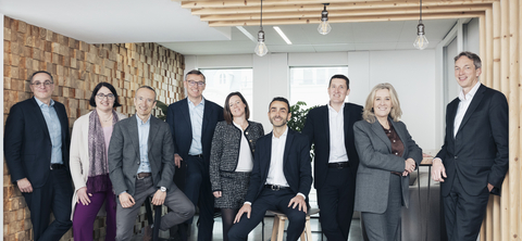 From left to right: Carlos Leira, Dominique Speekenbrink, José Blanco, Alain Favey, Claire Charbit, Christian Bouzaid, Stéphane Crasnier, Sybille Van Steijn, Philip de Kerk. (Photo: Claire-Lise Havet)