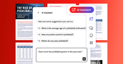 Acrobat AI Assistant (Graphic: Business Wire)