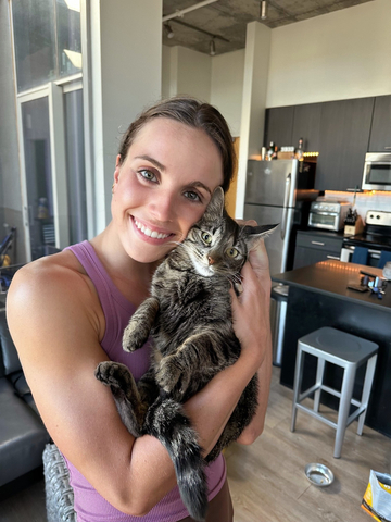 Gold medalist and world champion swimmer Regan Smith knows the importance of sound nutrition to enhance her own performance. She also believes her beloved cat Roo’s quality of life benefits greatly from eating Nulo’s performance nutrition. Read her story at: https://nulo.com/ambassador-stories/regan-smith-and-roo (Photo: Business Wire)
