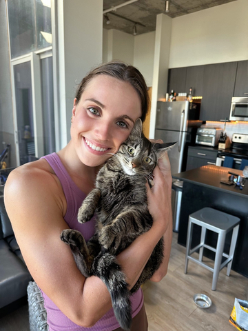 thumbnail Gold medalist and world champion swimmer Regan Smith knows the importance of sound nutrition to enhance her own performance. She also believes her beloved cat Roo’s quality of life benefits greatly from eating Nulo’s performance nutrition. Read her story at: https://nulo.com/ambassador-stories/regan-smith-and-roo (Photo: Business Wire)