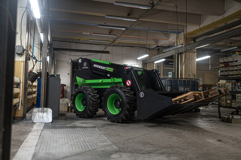 FIRSTGREEN Industries launches ROCKEAT electric skid steer loader, pioneering powerful, safe and zero-emissions solution for mining, construction and other hazardous industries. Photo courtesy of FIRSTGREEN Industries.