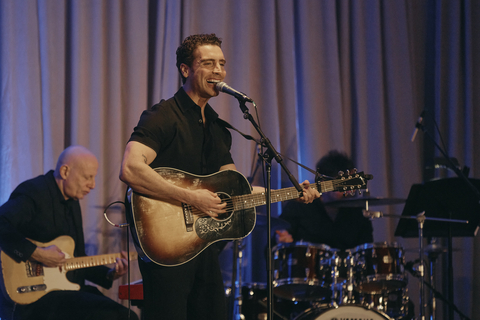 Nick Fradiani, star of Broadway's "A Beautiful Noise, The Neil Diamond Musical" performs live at the Hotel Association of New York City Foundation Annual Red Carpet Hospitality Gala in New York City on April 1, 2024. (Photo: AK Photo)