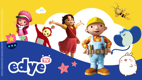 HITN-TV expands EDYE's preschool ecosystem to broadcast TV and pay television as a linear channel. EDYE TV will be available across the United States and Latin America. (Photo: Business Wire)