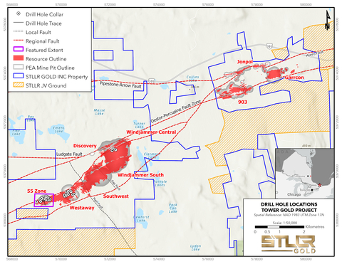 Figure 1: Tower Gold Project - General Location Map (Graphic: Business Wire)