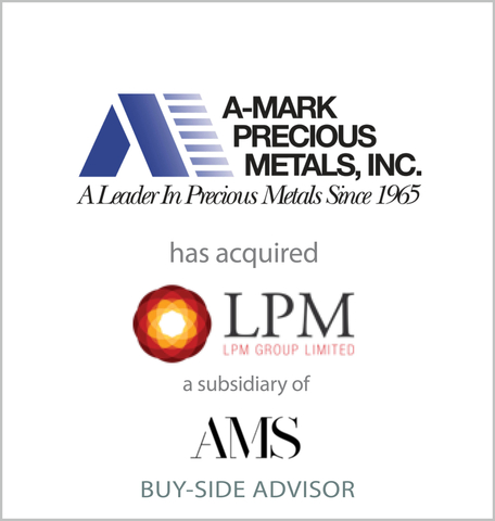 D.A. Davidson Acts as Buy-Side Advisor to A-Mark Precious Metals on its Acquisition of LPM Group Limited from AMS Holding (Graphic: Business Wire)