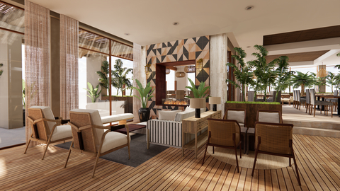 Interior Lobby Rendering - The Legend Paracas Resort (Photo: Business Wire)