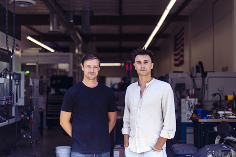 Austin Briggs (left), Co-Founder and CTO of Inversion and Justin Fiaschetti (right), Co-Founder and CEO of Inversion at Inversion's Torrance, California headquarters (Photo: Business Wire)