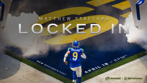 Matthew Stafford: Locked In premieres on April 18 at 8 p.m. ET / 5 p.m. PT. (Graphic: Business Wire)