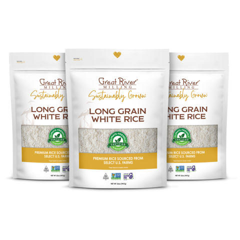 Great River Milling Long Grain White Rice is "Climate Friendly" (Photo: Business Wire)