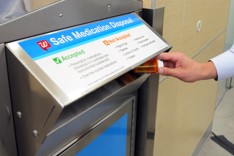 original Walgreens has more than 1,550 kiosks across 46 states and Washington, D.C. These kiosks are a convenient way to ensure medications are not accidentally or intentionally misused. (Photo: Business Wire)