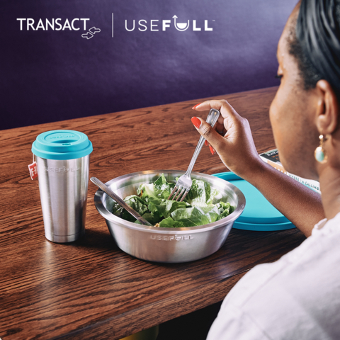 USEFULL and Transact Partnership Creates Seamless Integration Between Student Campus ID and USEFULL’s Reusable Takeout Technology (Photo: Business Wire)