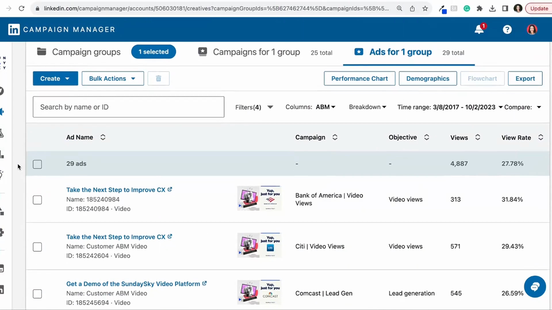 Create a single video template with dynamic placeholders to personalize messages and generate 100s of video variations for each ABM campaign audience on LinkedIn.