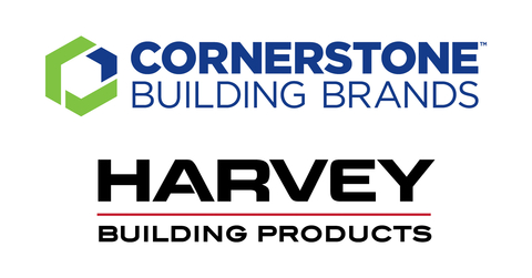 Cornerstone Building Brands completes acquisition of Harvey Building Products, broadening its exposure to the repair and remodel (R&R) end market and strengthening its distribution and dealer channel offering. (Graphic: Business Wire)