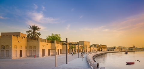 Al Shindagha Museum, the UAE?s largest heritage museum on the banks of Dubai Creek (Photo: AETOSWire)