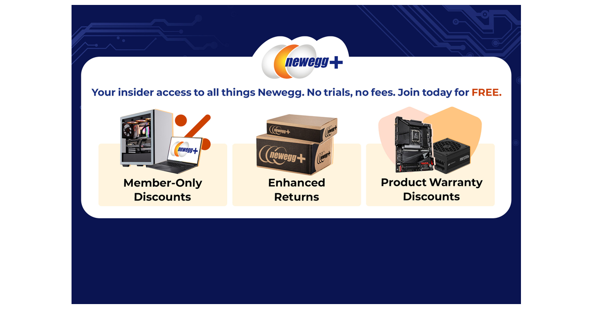 Newegg Launches Newegg+, a Free Future-Focused Customer Membership ...