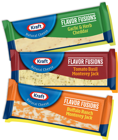 New Flavor Fusions from Kraft Natural Cheese brings excitement and versatility to mealtime! (Photo: Business Wire)