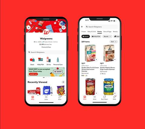 DoorDash and Walgreens Launch Unprecedented Access for SNAP Customers (Graphic: Business Wire)