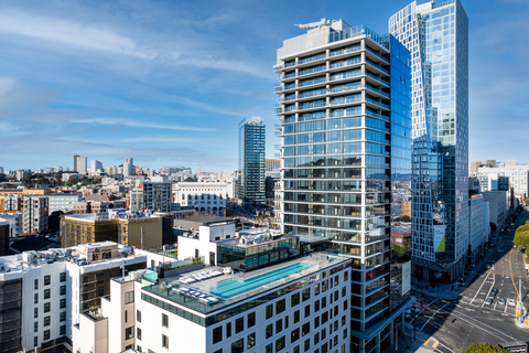 Chorus, a luxury apartment building in San Francisco managed by Sentral, incorporates an onsite greywater reuse system operated by Epic Cleantec. (Photo: Business Wire)