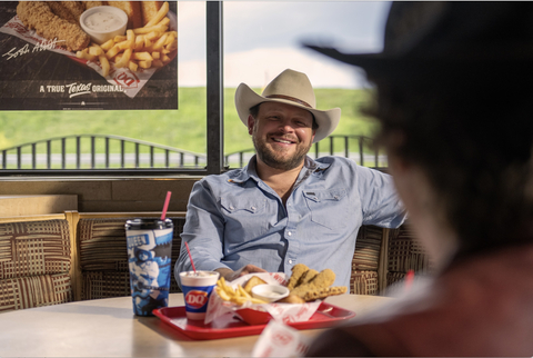 Josh Abbott and DQ® restaurants in Texas do it again with another exciting collaboration. The two Texas icons have come together with the Josh Abbott Meal featuring the country singer’s favorite childhood meal which kicks off April 29 and runs through May 26 at participating DQ restaurants in Texas. (Photo: Texas Dairy Queen Operators’ Council)