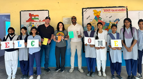 thumbnail Dr. Bordes visited India to observe the impact of Yuva Unstoppable on 7 million students. During his visit to Government Senior Secondary School Kanhai in Gurugram, Haryana (Photo: Business Wire)