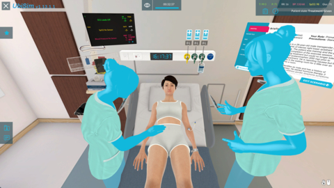 New UbiSim training scenario: Learners care for Skylar Holmes, a male transgender patient, to practice providing therapeutic communication and nursing care that are sensitive, respectful, and inclusive. (Graphic: Business Wire)