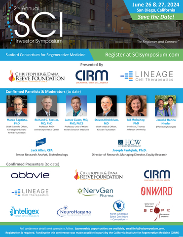 2nd Annual SCI Investor Symposium Save The Date
