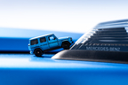 Mattel's Matchbox® Mercedes-Benz G 580 with EQ Technology die-cast car. The new die-cast vehicle was created to celebrate the iconic Mercedes-Benz G-Class and the recent reveal of its all-new electric model. (Photo: Business Wire)
