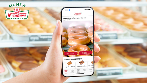 original All-new Krispy Kreme Rewards program makes a ‘point’ – literally – to be even more generous to its millions of existing and new members. (Photo: Business Wire)