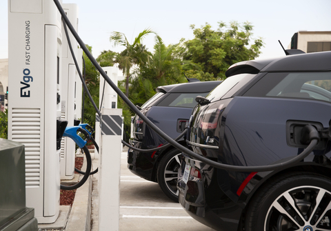 EVgo fast charging station in Los Angeles, CA. (Photo: Business Wire)