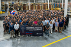 Textron Aviation employees celebrate grand opening of Global Parts Distribution facility at headquarters in Wichita, Kansas. (Photo: Textron Aviation)