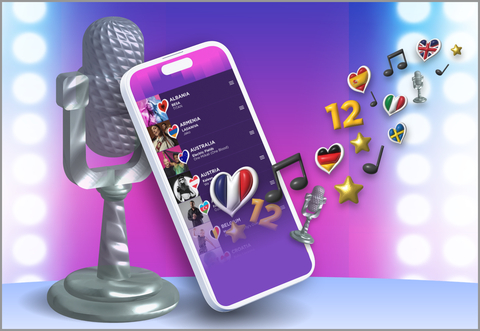 Eurovision Song Contest built their new mobile app with a no code platform. The app was built using Choicely’s no code app platform. The Eurovision app boasts an extensive news feed and media portal, and engagement tools full of interactive fan activations like the Scoreboard. With it, viewers can establish their own classic Eurovision ranking from 12 points on, and share the ranking on social media. (Graphic: Business Wire)