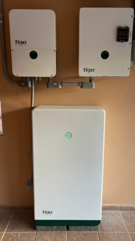 The inaugural Tigo EI Residential Solar Solution installation showcases a comprehensive suite of Tigo components, including EI Inverter, EI Battery, Automatic Transfer Switch, and MLPE devices. (Photo: Business Wire)