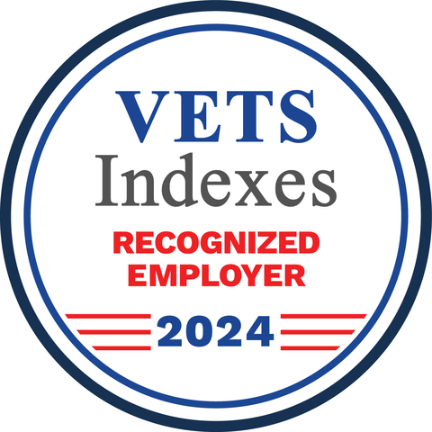 The VETS Indexes Employer Award recognizes Ryder's commitment to recruiting, hiring, retaining, developing, and supporting veterans and the military-connected community. (Graphic: Business Wire)
