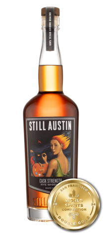 Still Austin’s Cask Strength Rye Whiskey wins Double Gold medal at the 2024 San Francisco World Spirits Competition (Photo: Business Wire)