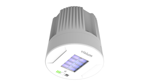 Introducing Visium™ the revolutionary solution from Lit Thinking™ that utilizes human-safe Far-UVC light to inactivate up to 99.9% of airborne viruses and bacteria silently and continuously (Photo: Business Wire)