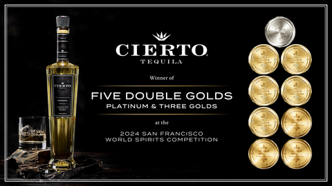 Cierto Tequila Wins Five Double Gold Medals at the 2024 San Francisco World Spirits Competition (Graphic: Business Wire)