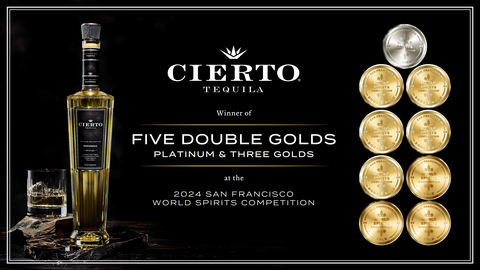 original Cierto Tequila Wins Five Double Gold Medals at the 2024 San Francisco World Spirits Competition (Graphic: Business Wire)
