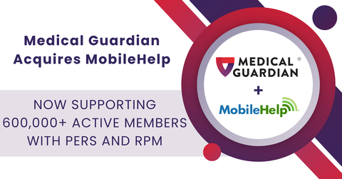 Medical Guardian Acquires MobileHelp, Expanding Nationwide Access to Comprehensive Senior Health Care Technologies Such as Personal Emergency Response Systems (PERS) and Remote Patient Monitoring (RPM) for Over 600,000 Active Members. (Graphic: Business Wire)