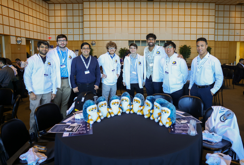 original First place team members from Carnegie Mellon University. (Photo: Business Wire)