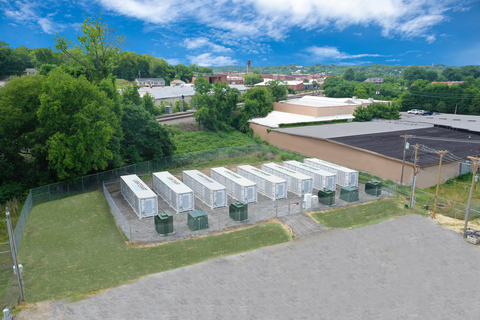 Lightshift Energy and MMWEC deploy first-of-its-kind program for grid-scale battery energy storage in Massachusetts. (Pictured: Lightshift Energy project in Danville, VA) (Photo: Business Wire)