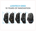 Logitech G celebrates the 10th anniversary of the iconic G502 gaming mouse with special activations, giveaways, and celebrations. (Graphic: Business Wire)