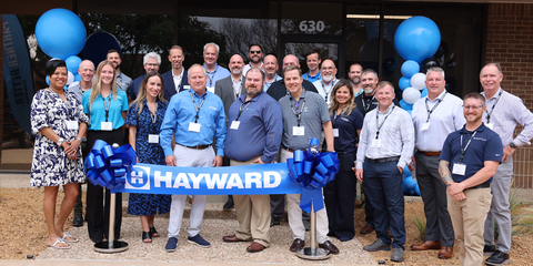 The Hayward team at the Hayward Hub DFW Ribbon Cutting (Photo: Business Wire)