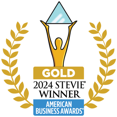 Affirming its commitment to building innovative products to help organizations operate more ecologically, Toshiba America Business Solutions' one-of-a-kind industrial printer secures the Gold Stevie® Award for sustainability. (Graphic: Business Wire)
