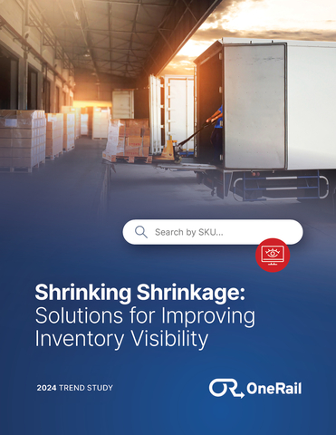 Shrinking Shrinkage: Study Offers Inventory Visibility Solutions -- To better understand how product shrinkage happens and how to eliminate it, OneRail commissioned an independent research firm to survey 300 logistics leaders. Download your copy: https://www.onerail.com/shrinkage-study/ (Graphic: Business Wire)