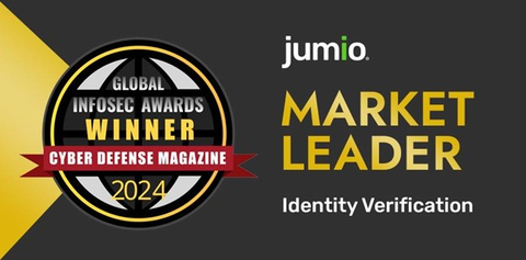 Jumio Wins the Identity Verification Market Leader Category in the 12th Annual Global InfoSec Awards (Graphic: Business Wire)