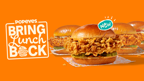 Popeyes Launches NEW Golden BBQ Chicken Sandwich to Bring Back Lunch Fun (Photo: Business Wire)