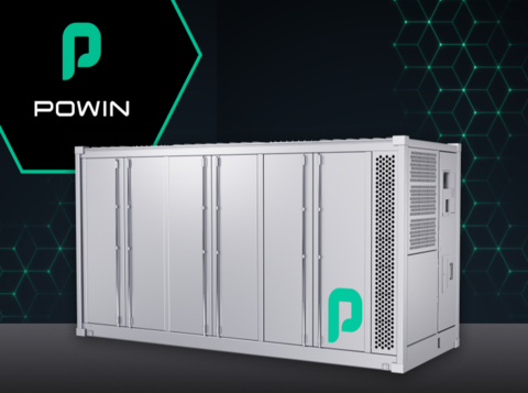 Powin's new multi-cell-based hardware platform, the Powin Pod. (Photo: Business Wire)