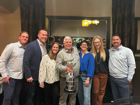 original Oatey Co., a leading manufacturer in the plumbing industry since 1916, proudly announces Rick Portt, owner of New Century Sales, as the third annual winner of the Bob Bender Legacy Award. (Photo: Oatey)