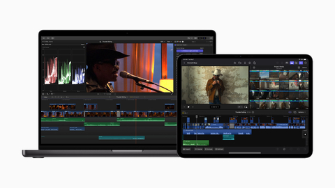 Final Cut Pro for iPad 2 brings huge updates that unleash the remarkable capabilities of the new iPad Pro, while Final Cut Pro for Mac 10.8 offers new AI features and enhances the ability to retime visuals. (Photo: Business Wire)