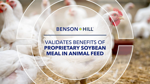 Benson Hill validates benefits of proprietary soybean meal in animal feed with Perdue Farms; Including UHP-LO soybean meal significantly reduces feed costs while maintaining performance. (Photo: Business Wire)